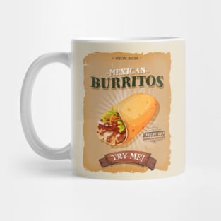 Vintage Burritos Adv. Mug